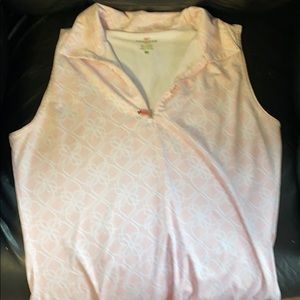 Women’s sleeveless golf shirt